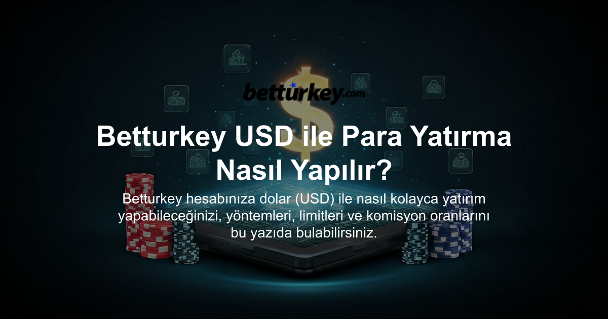 Betturkey USD ile Para Yatırma Nasıl Yapılır?