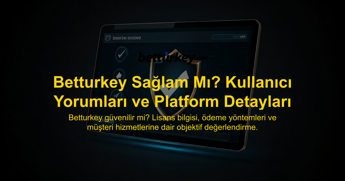 Betturkey Sağlam Mı? Kullanıcı Yorumları ve Platform Detayları